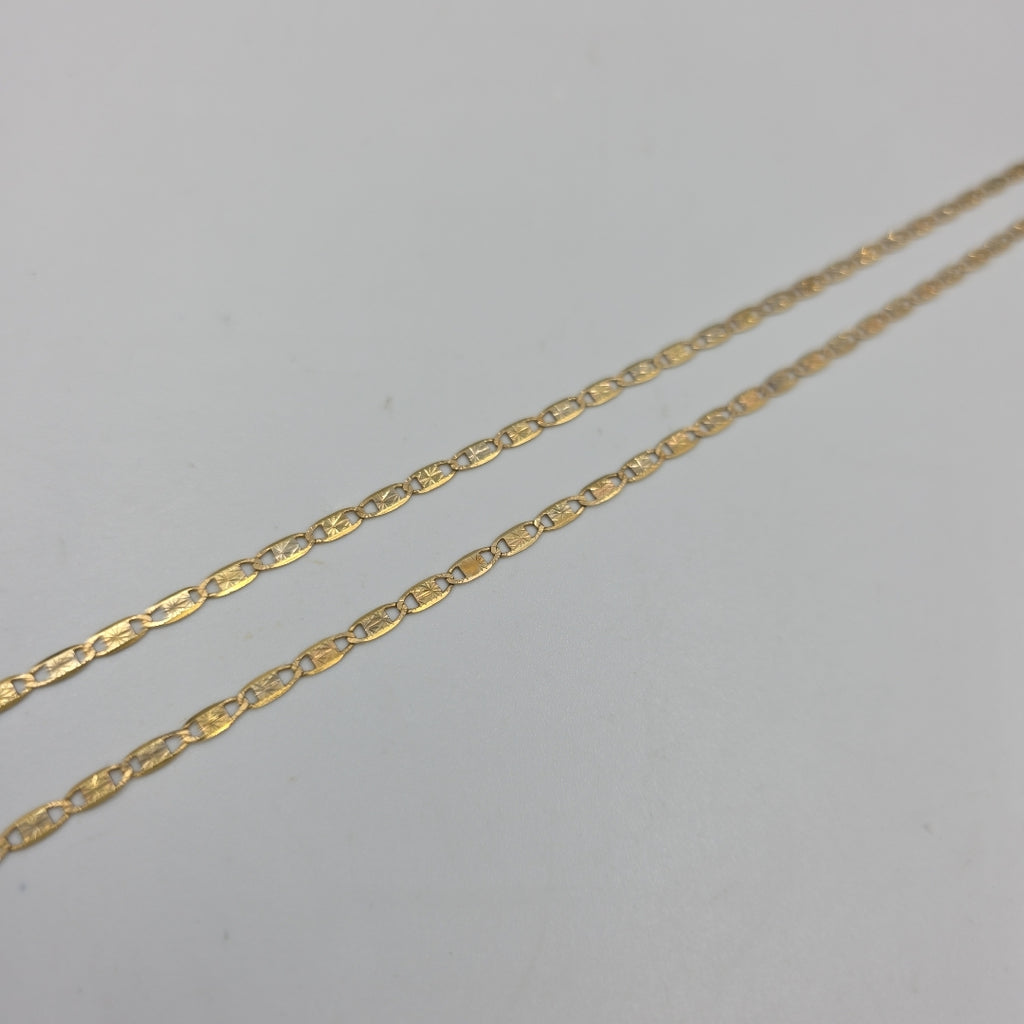 CADENA ORO, RODIADO 14 K 4.9 GRMS (SEMINUEVO)
