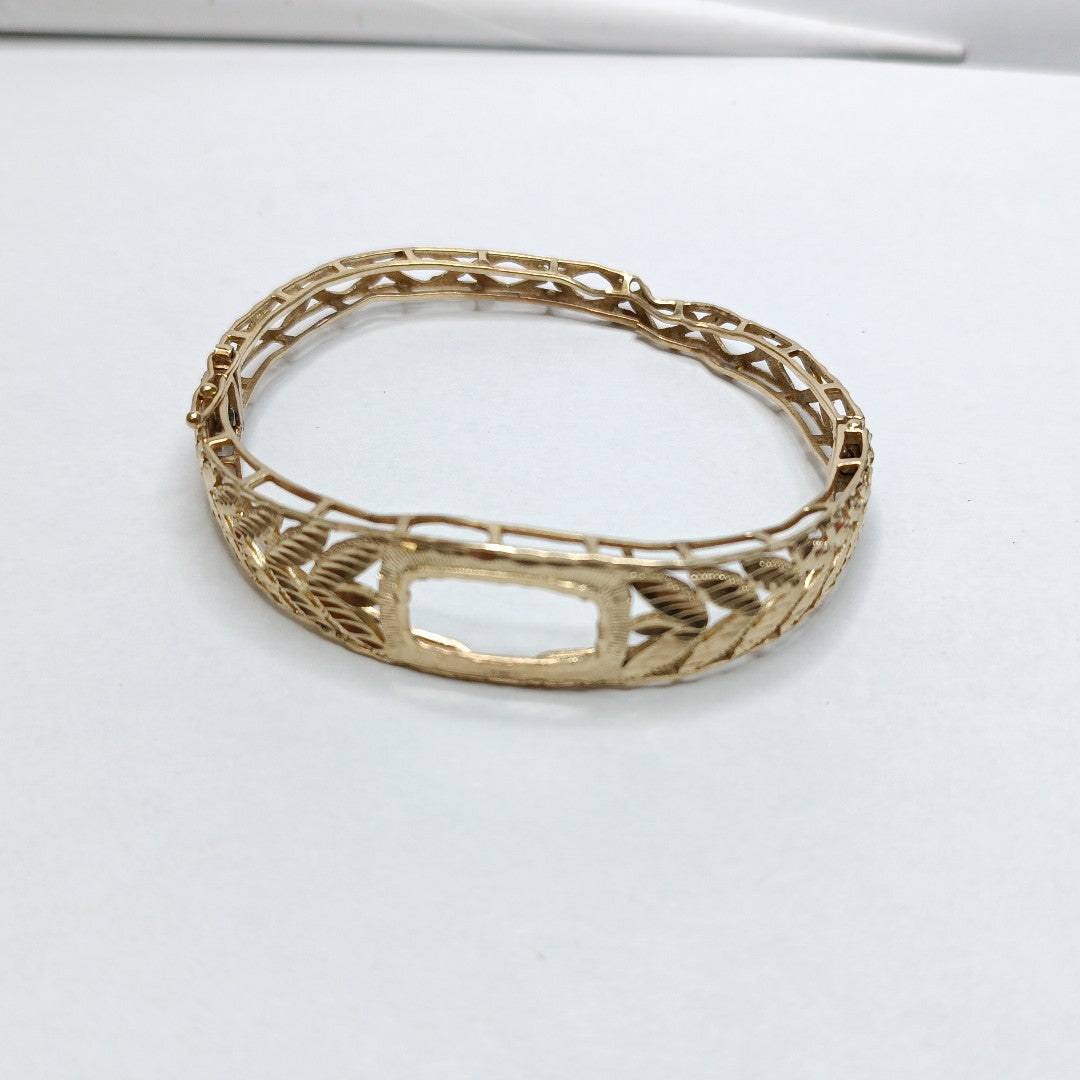 RELOJ CAJA ACERO PULSO ORO ORO 10 K 19,50 GRMS (SEMINUEVO)