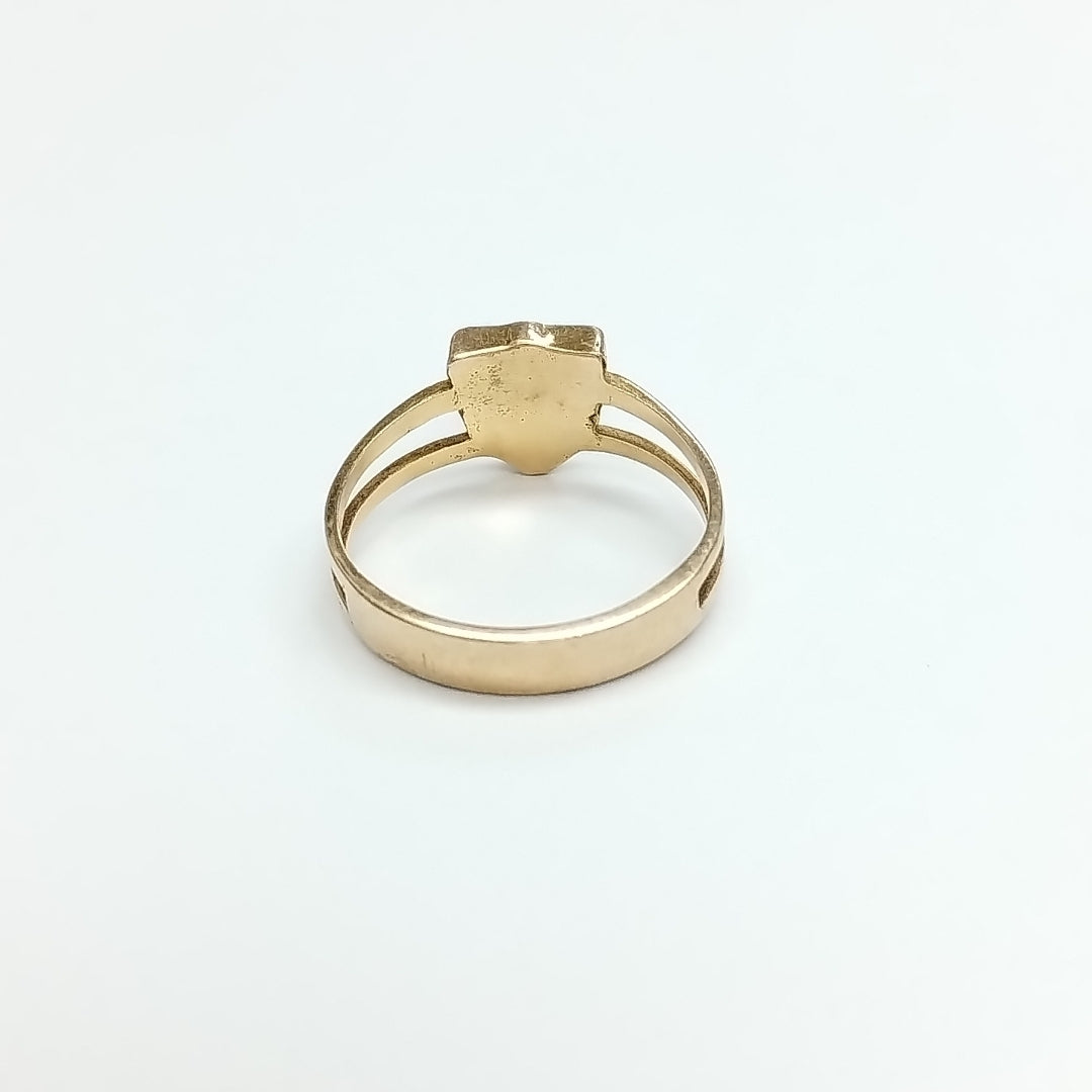 ANILLO DE GRADUACIÓN ORO 14 K 4.4 GRMS (SEMINUEVO)