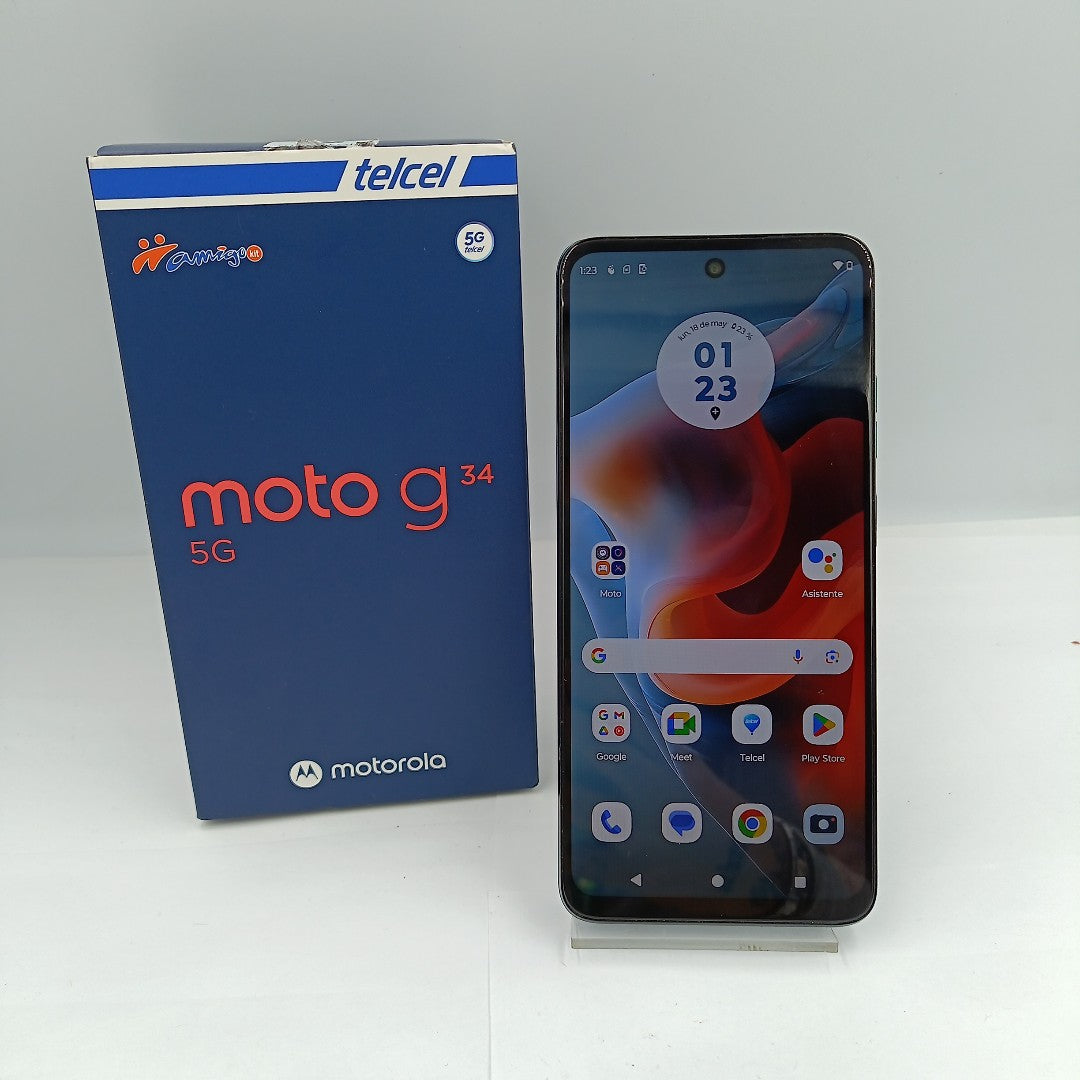 CELULAR MOTOROLA MOTO G34 5G XT2363-2 (2023) 256 GB 8 GB RAM (SEMINUEVO)