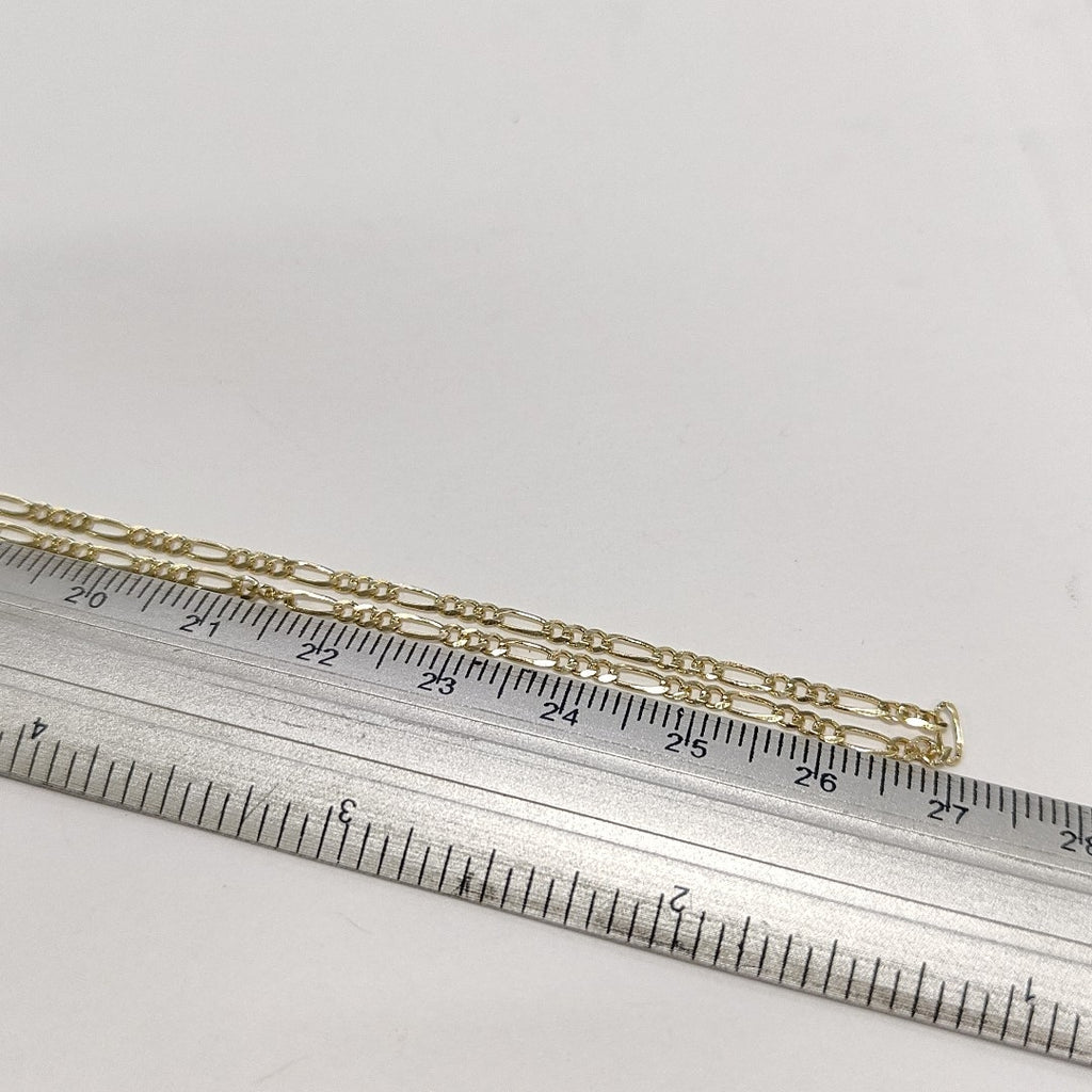 CADENAS TEJIDO 3X1 ORO 10K 55 CM 3.2 GR (NUEVO)
