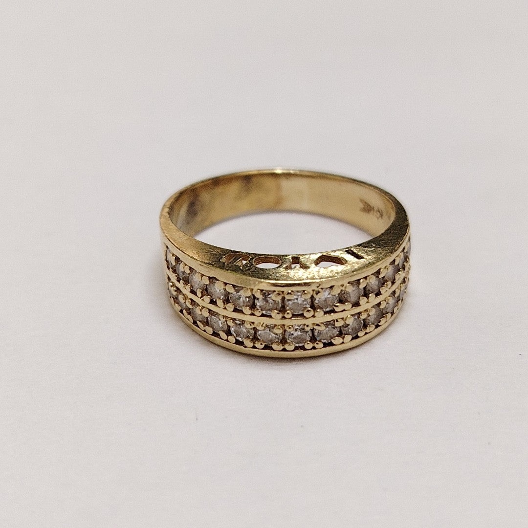 ANILLO ORO 14 K 4.5 GRMS (SEMINUEVO)