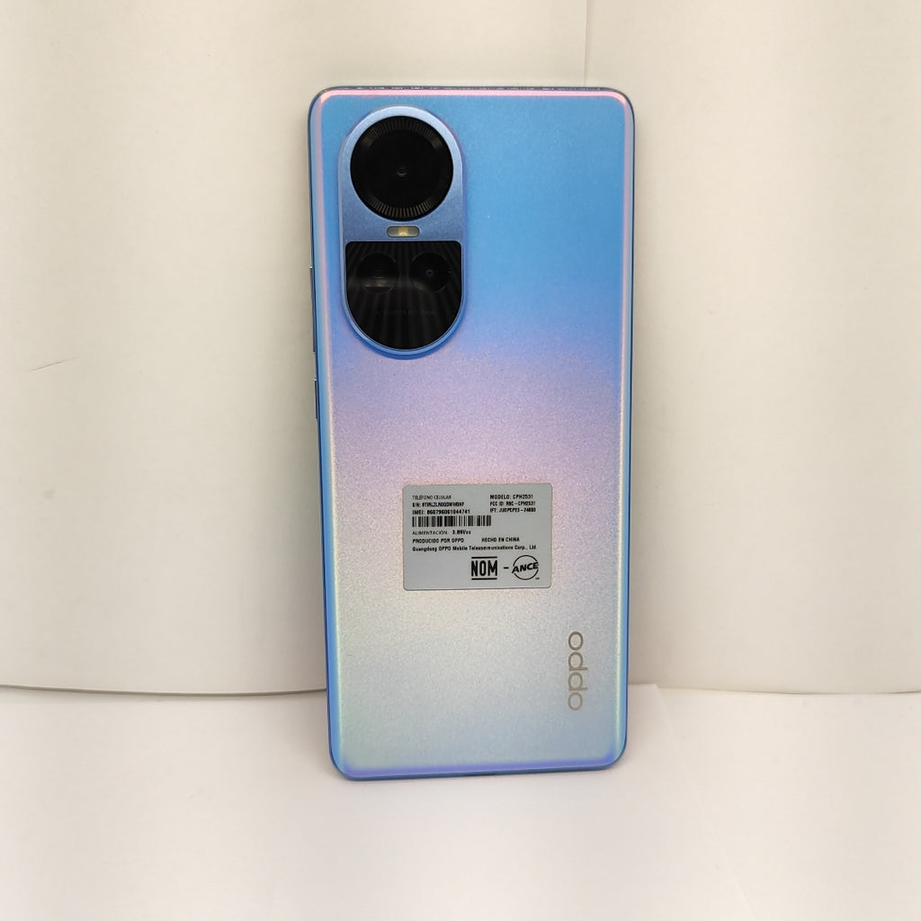 CELULAR OPPO RENO 10 CPH2531 (2023) 256 GB 8 GB RAM (SEMINUEVO)