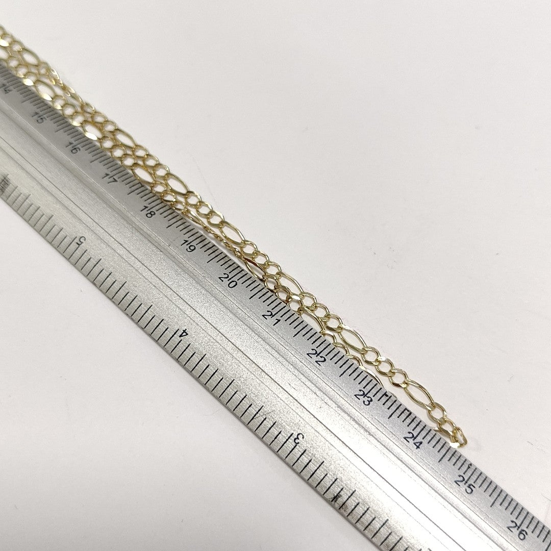CADENAS TEJIDO 3X1 ORO 10K 50 CM 4.1 GR (NUEVO)