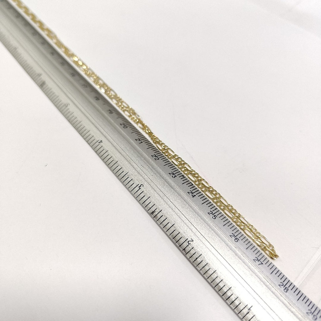 CADENAS TEJIDO 3X1 ORO 10K 55 CM 3.2 GR (NUEVO)