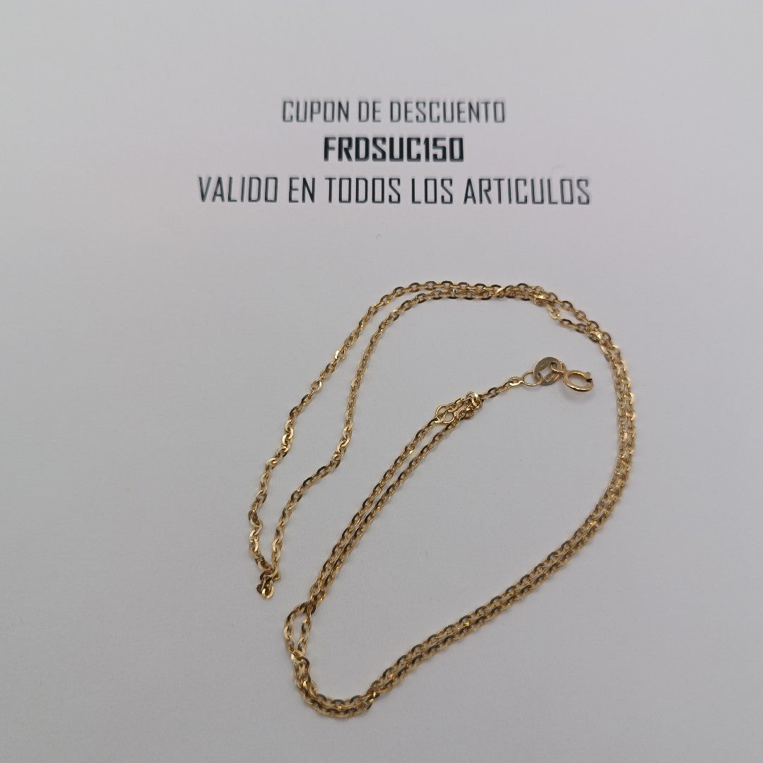 CADENA ORO 14 K 2,10 GRMS (SEMINUEVO)