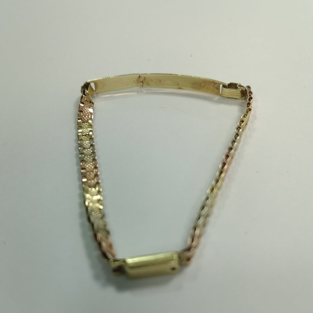 ESCLAVA ORO COMBINADO 10 K 5,10 GRMS (SEMINUEVO)