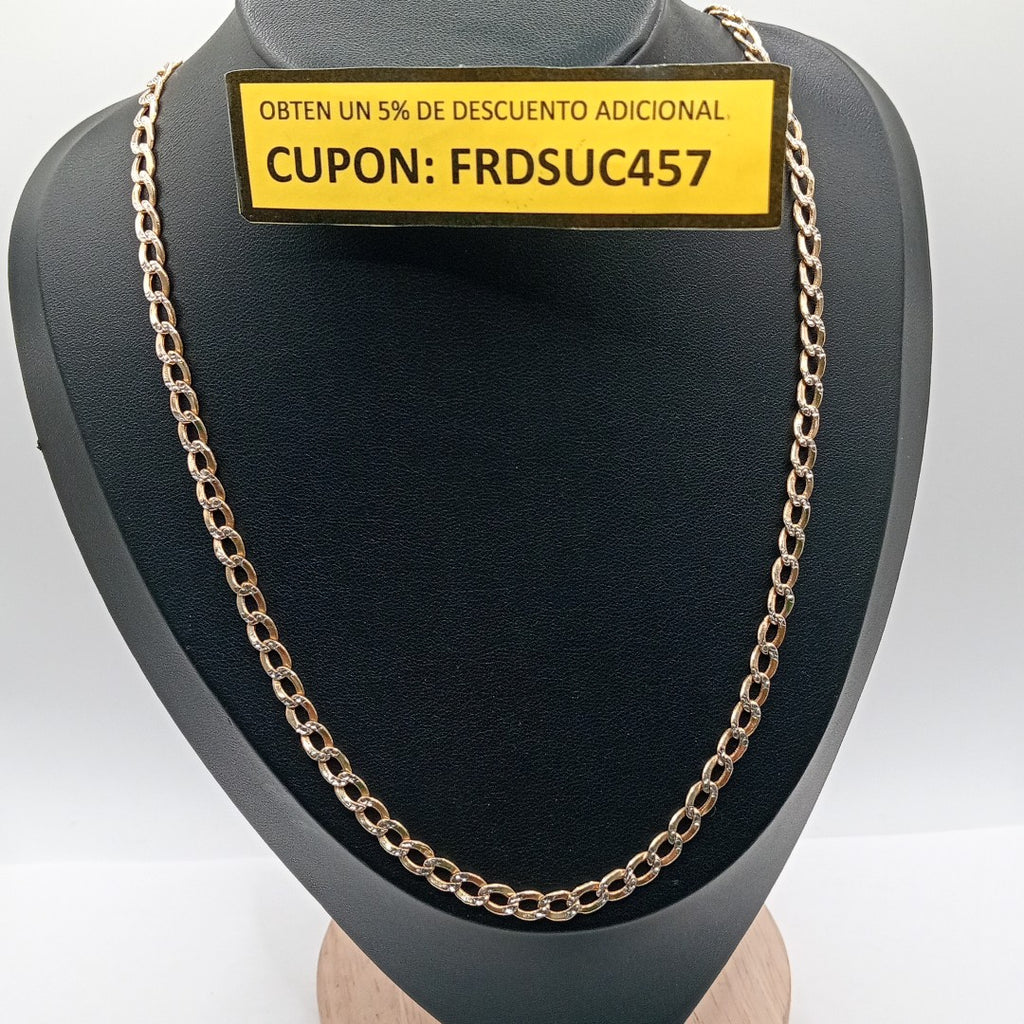 CADENA ORO, RODIADO 14 K 11.2 GRMS (SEMINUEVO)