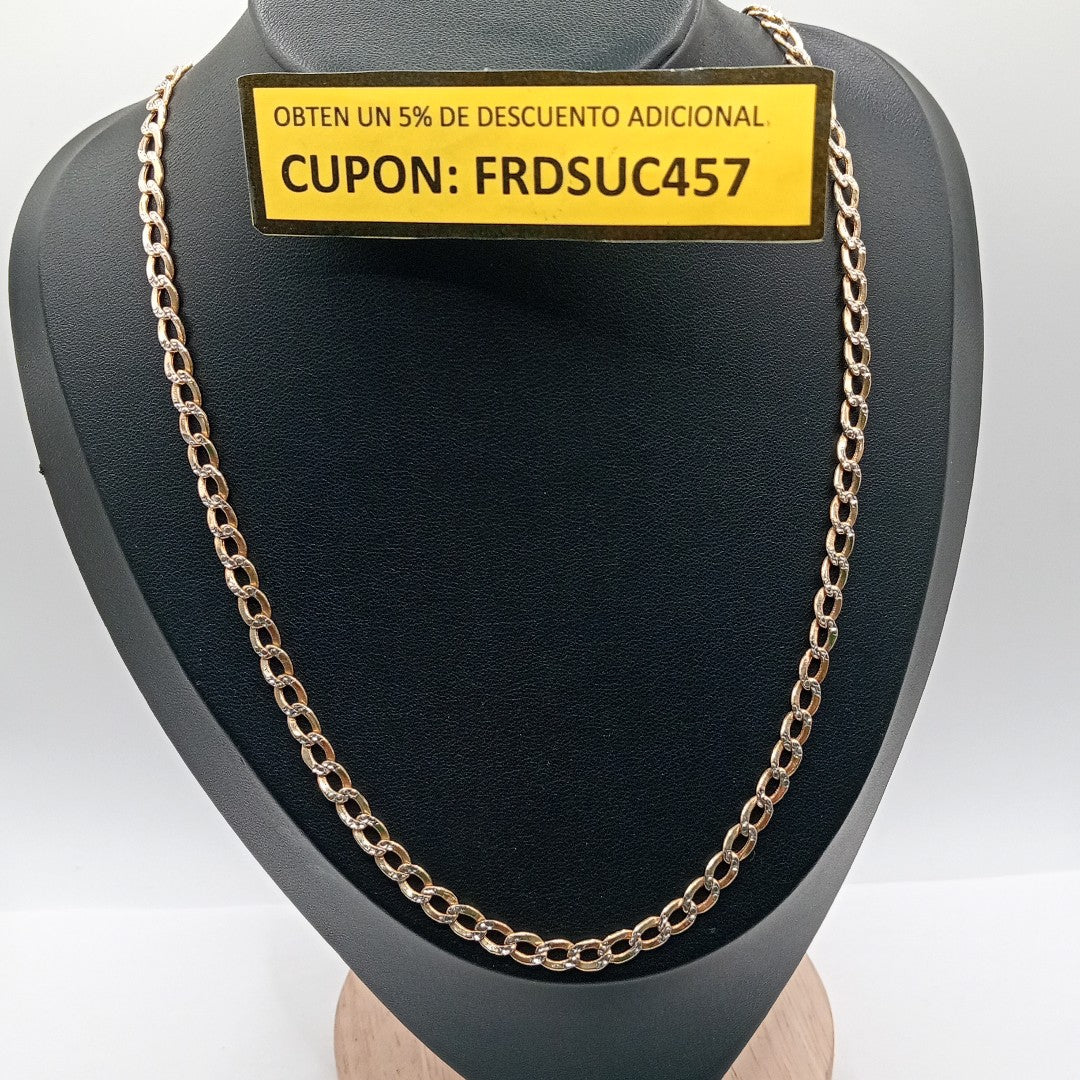 CADENA ORO, RODIADO 14 K 11.2 GRMS (SEMINUEVO)