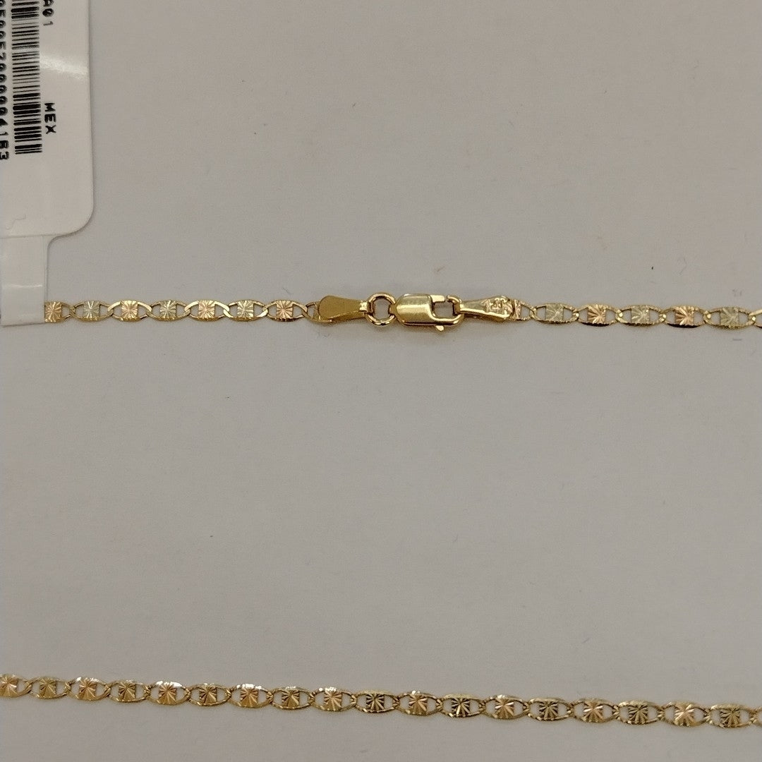CADENA TEJIDO MARINERO 3.81GR 60 CM (NUEVO)
