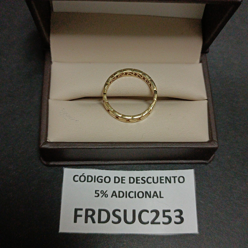 ANILLO ORO 10 K 2,00 GRMS (SEMINUEVO)