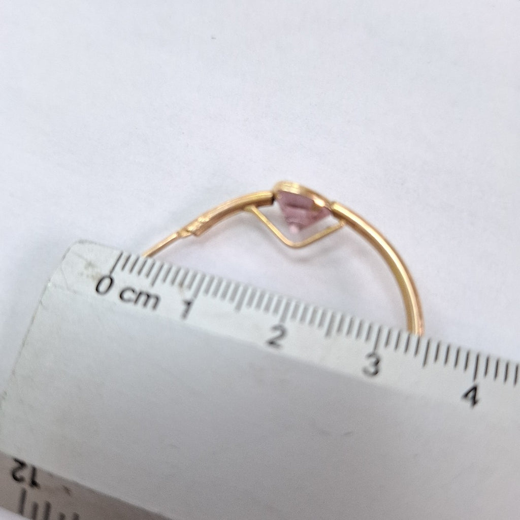 ARRACADAS PAR ORO 14 K 4 GRMS (SEMINUEVO)