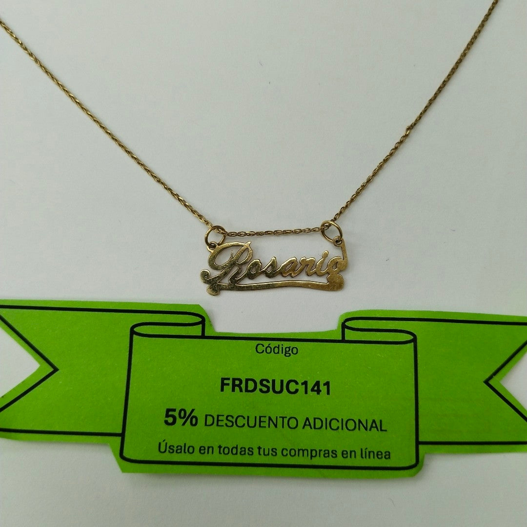 GARGANTILLA ORO 14 K 1.8 GRMS (SEMINUEVO)