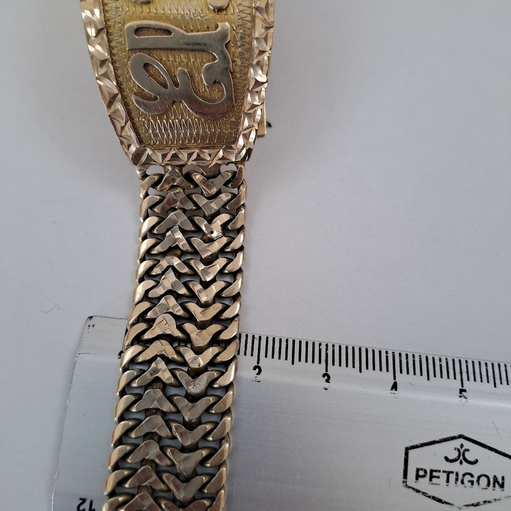 ESCLAVA ORO 10 K 46.5 GRMS (SEMINUEVO)