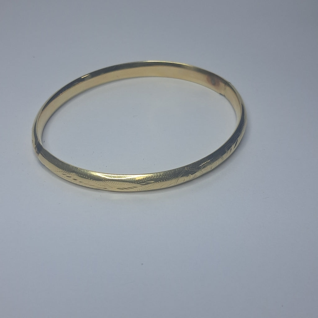 PULSERA RIGIDA ORO 14 K 7.5 GRMS (SEMINUEVO)
