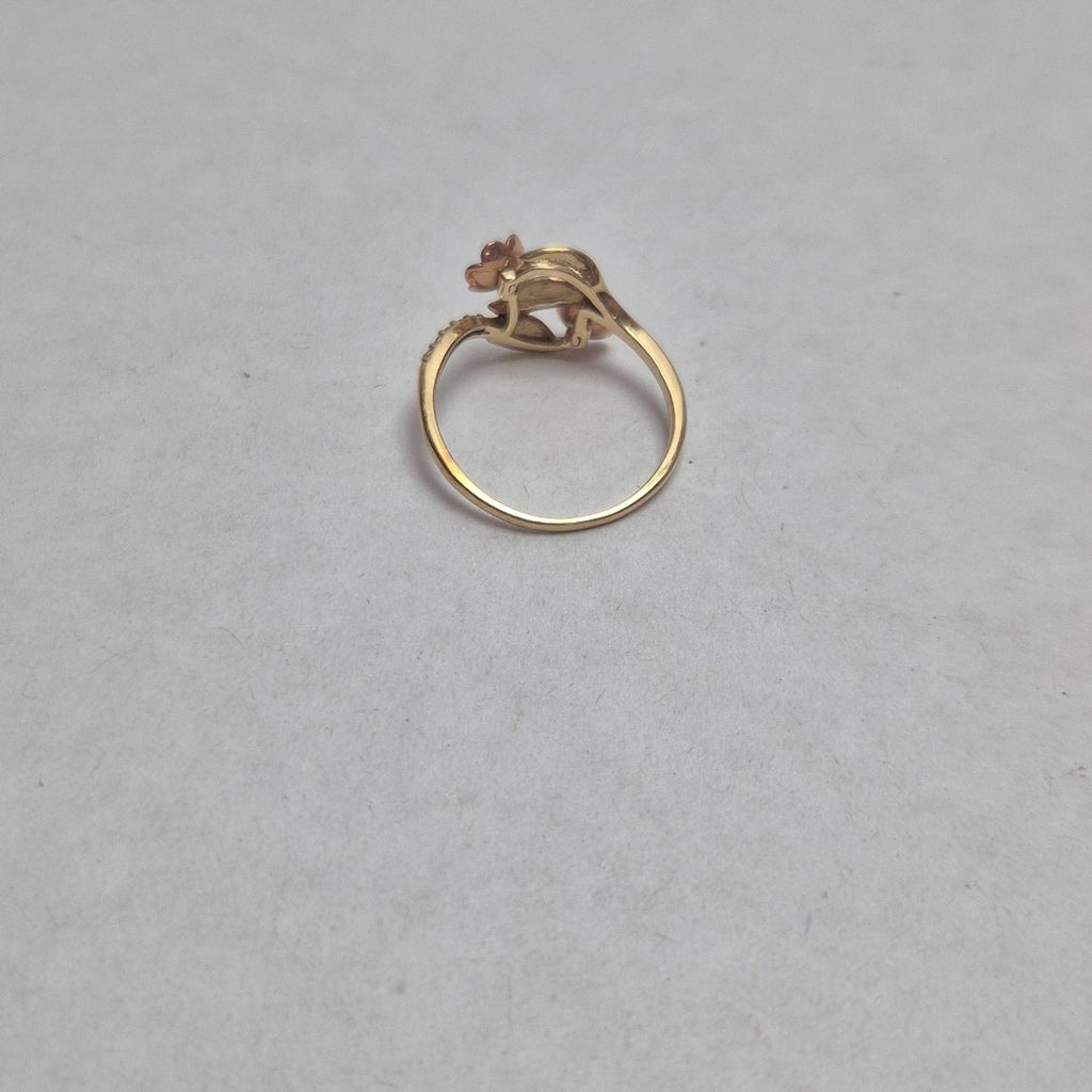 ANILLITO ORO, ORO COMBINADO 14 K 2.1 GRMS (SEMINUEVO)