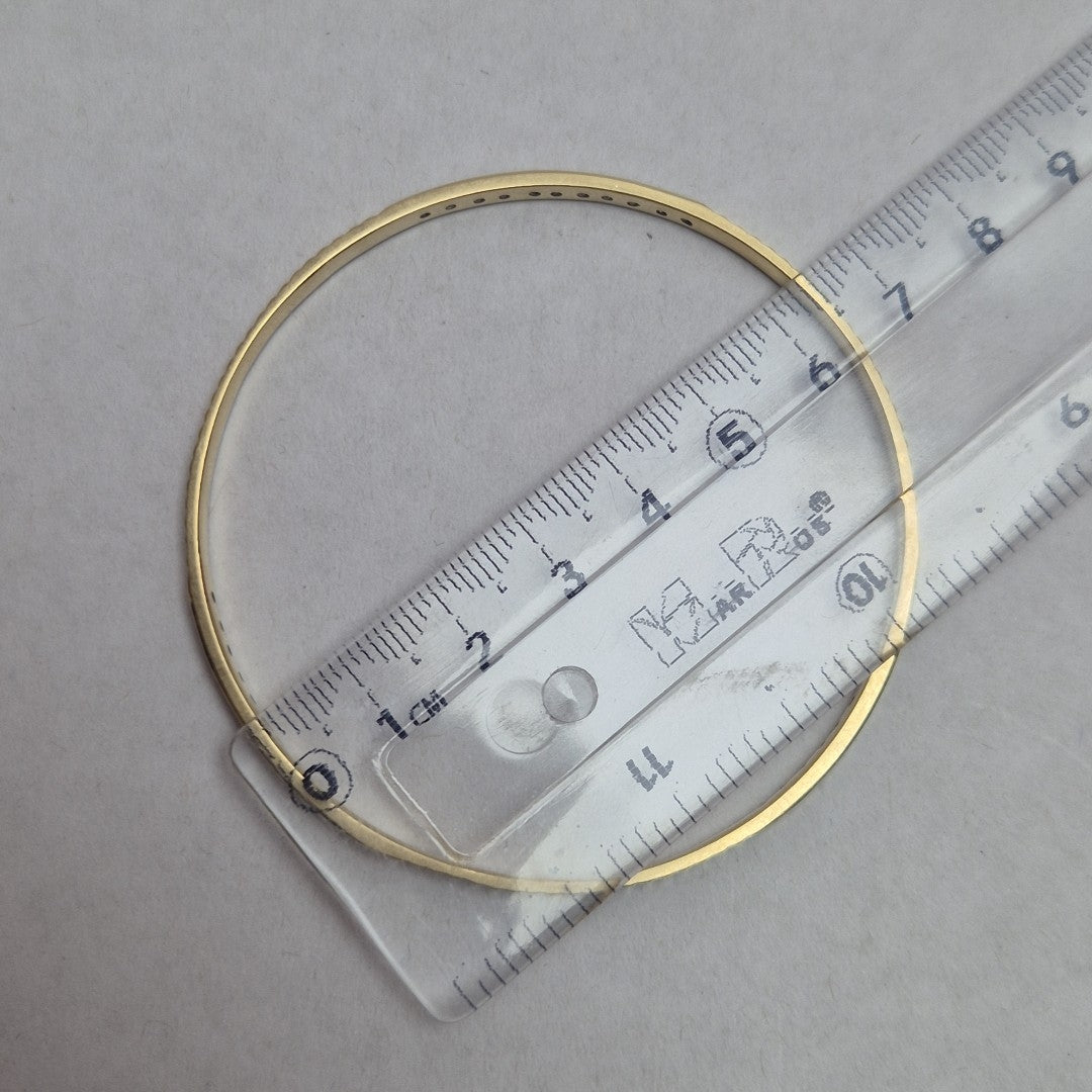 PULSERA RIGIDA ORO 14 K 11.6 GRMS (SEMINUEVO)