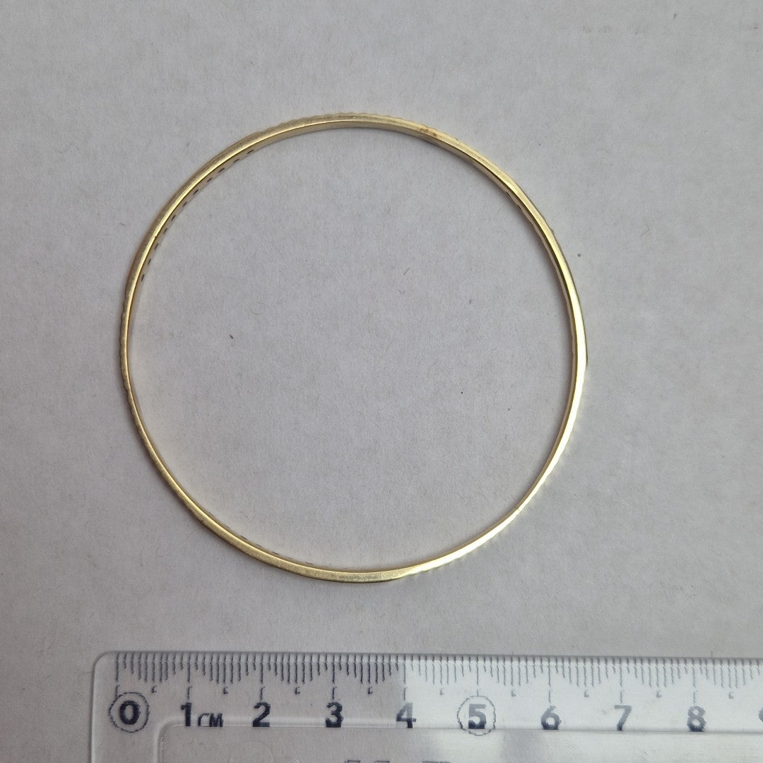 PULSERA RIGIDA ORO 14 K 11.2 GRMS (SEMINUEVO)