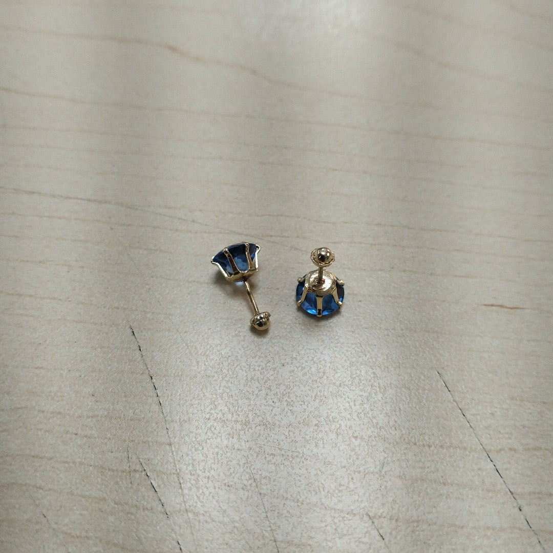 BROQUELES PAR ORO 14 K 1 GRMS (SEMINUEVO)