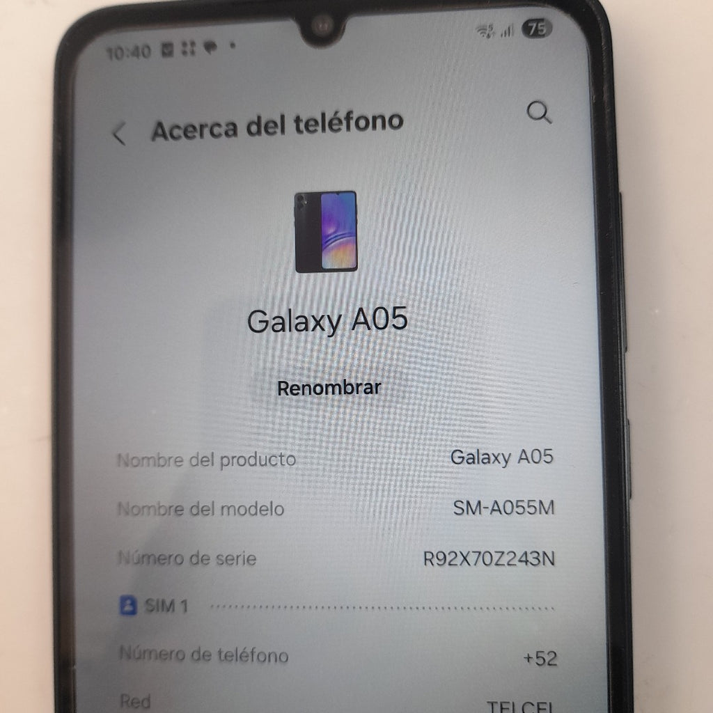 CELULAR SAMSUNG GALAXY A05 SM-A055M (2023) 64 GB 4 GB RAM (SEMINUEVO)