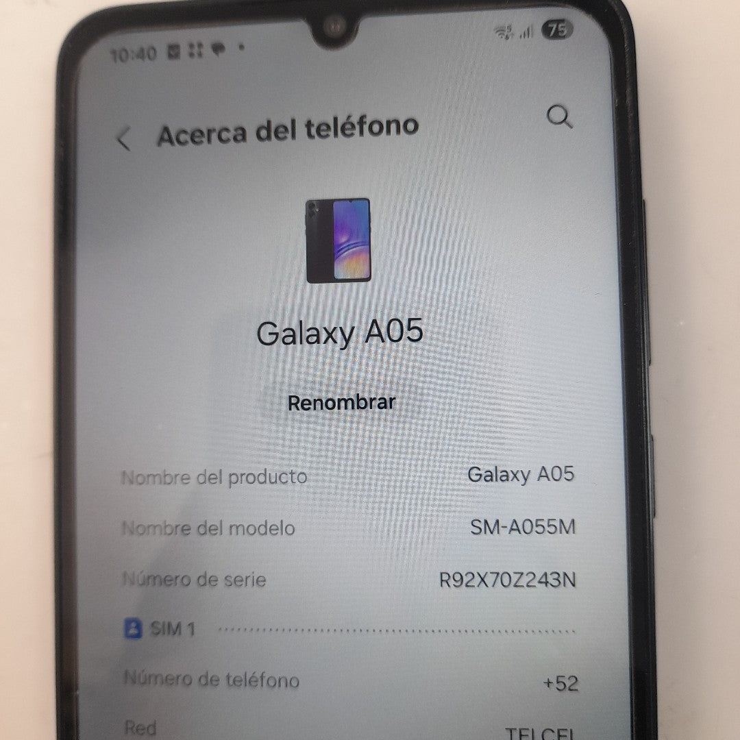 CELULAR SAMSUNG GALAXY A05 SM-A055M (2023) 64 GB 4 GB RAM (SEMINUEVO)