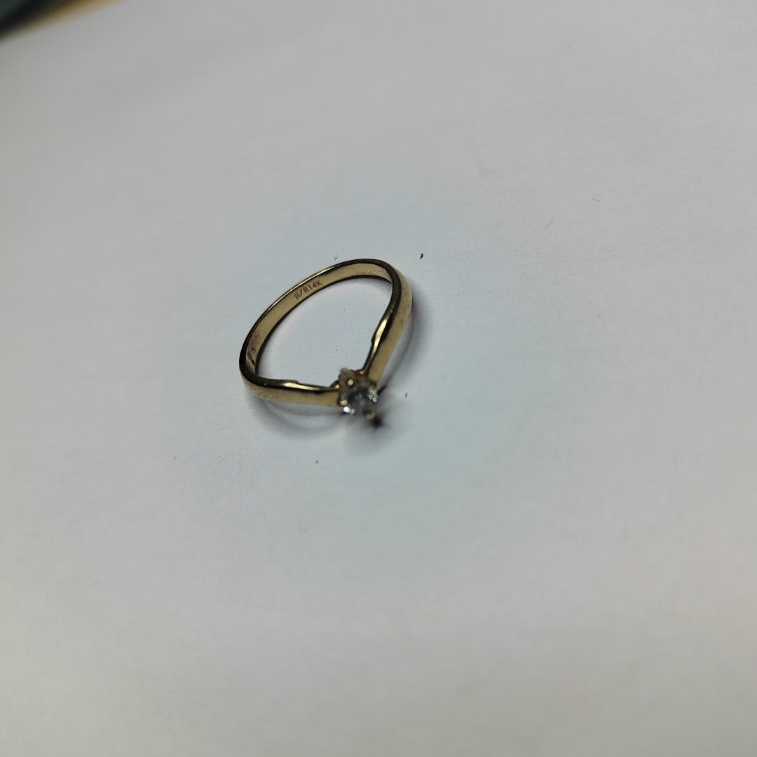 ANILLO ORO 14 K 2.1 GRMS (SEMINUEVO)