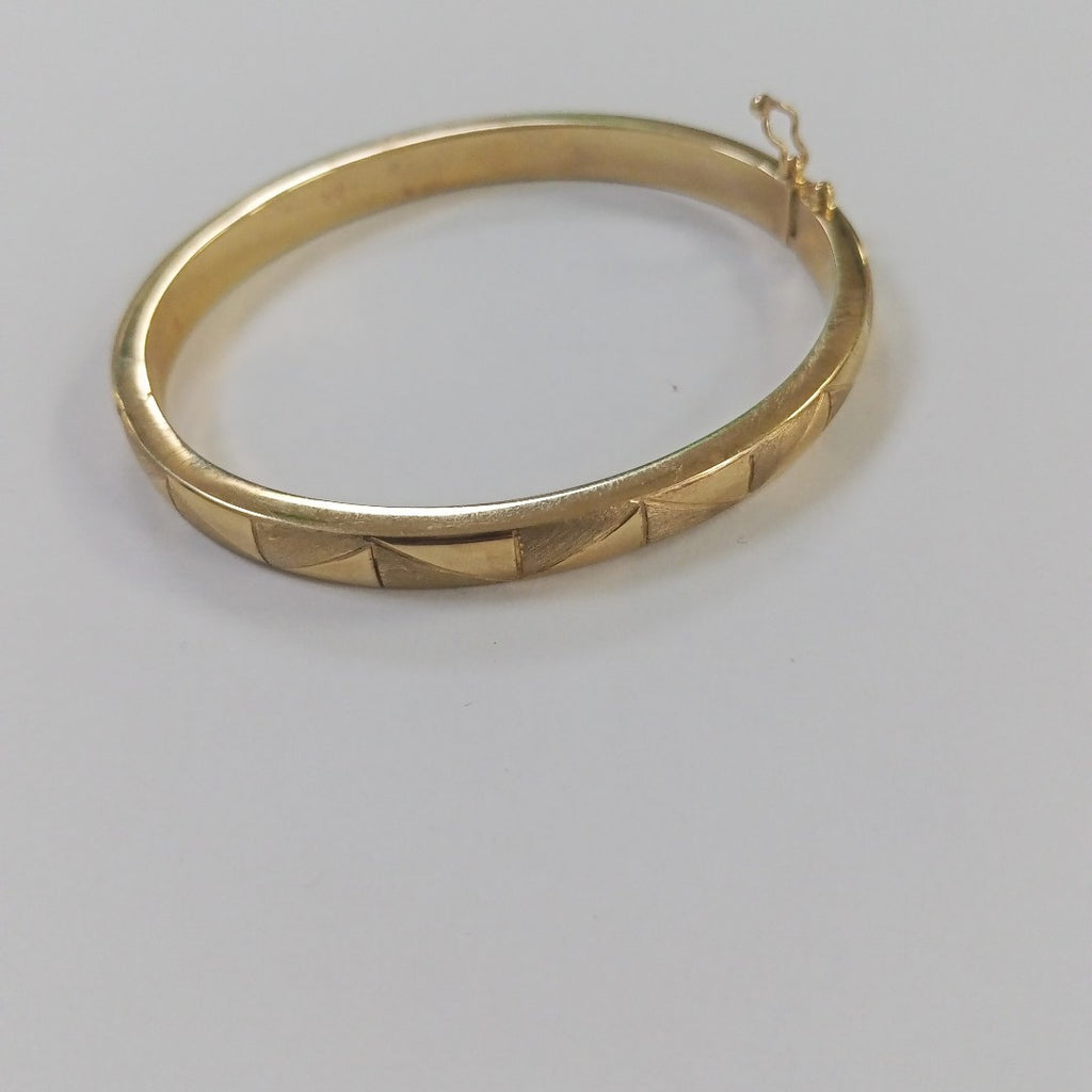 PULSERA RIGIDA ORO 10 K 10.3 GRMS (SEMINUEVO)