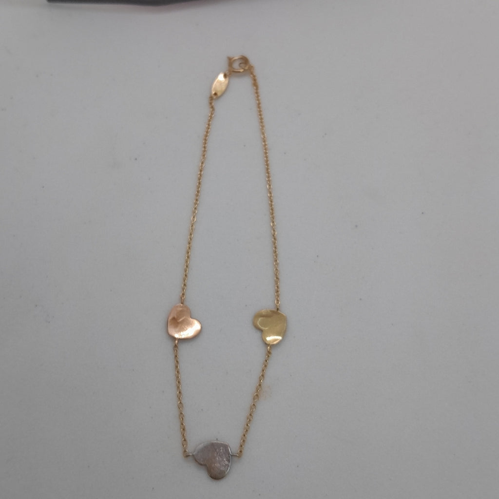 PULSERA ORO, ORO COMBINADO 14 K 1.5 GRMS (SEMINUEVO)