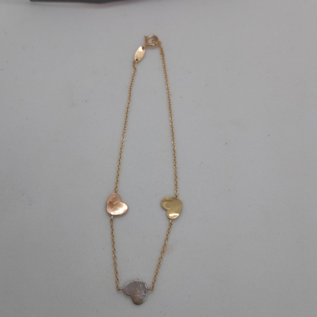 PULSERA ORO, ORO COMBINADO 14 K 1.5 GRMS (SEMINUEVO)