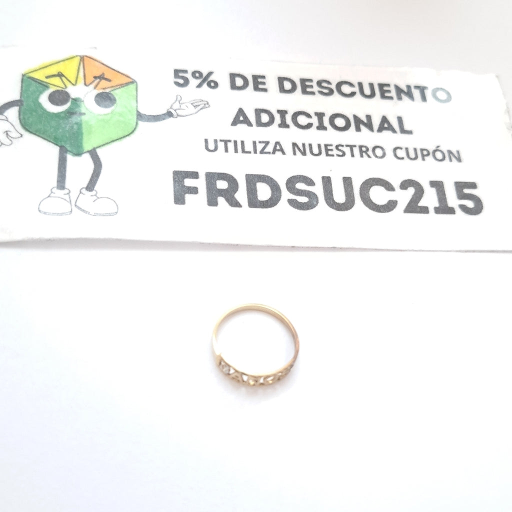 ANILLITO ORO 10 K 0.7 GRMS (SEMINUEVO)