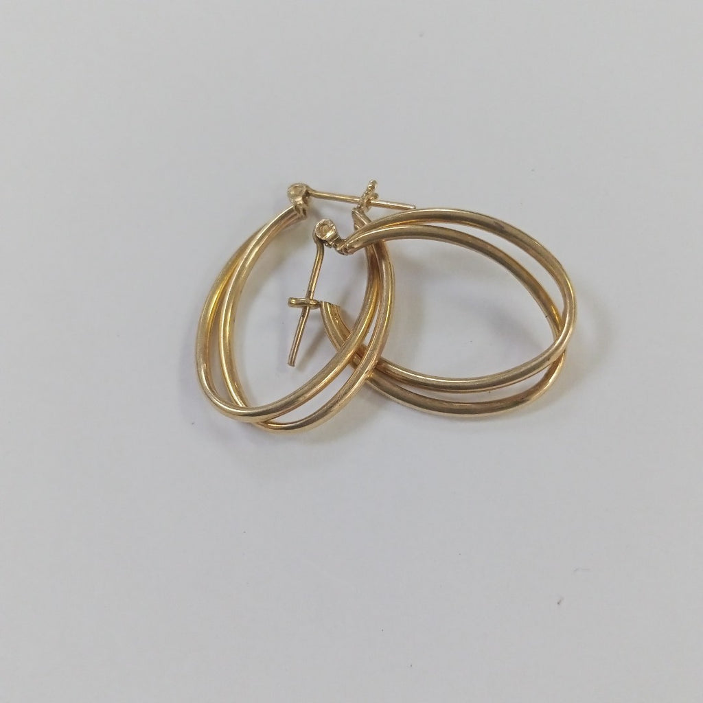 ARRACADAS PAR ORO 10 K 2.4 GRMS (SEMINUEVO)