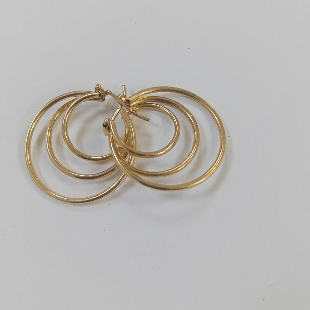 ARRACADAS PAR ORO 14 K 4.5 GRMS (SEMINUEVO)