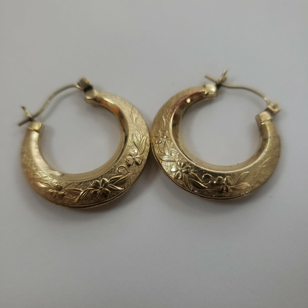ARRACADAS PAR ORO 10 K 2.2 GRMS (SEMINUEVO)