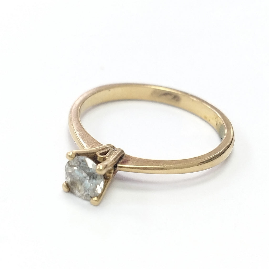 ANILLITO, SOLITARIO ORO 18 K 2.1 GRMS (SEMINUEVO)