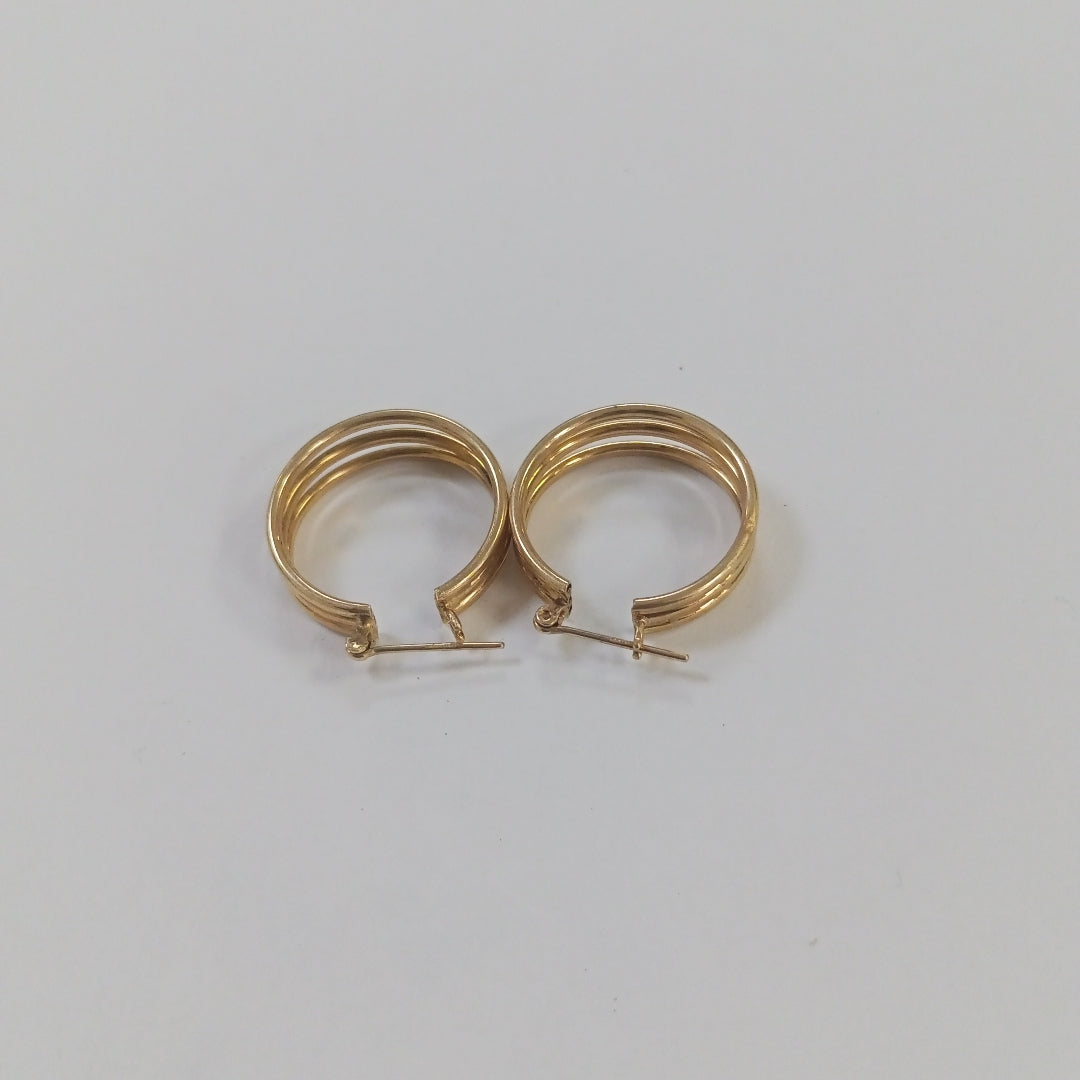 ARRACADAS PAR ORO 10 K 4 GRMS (SEMINUEVO)
