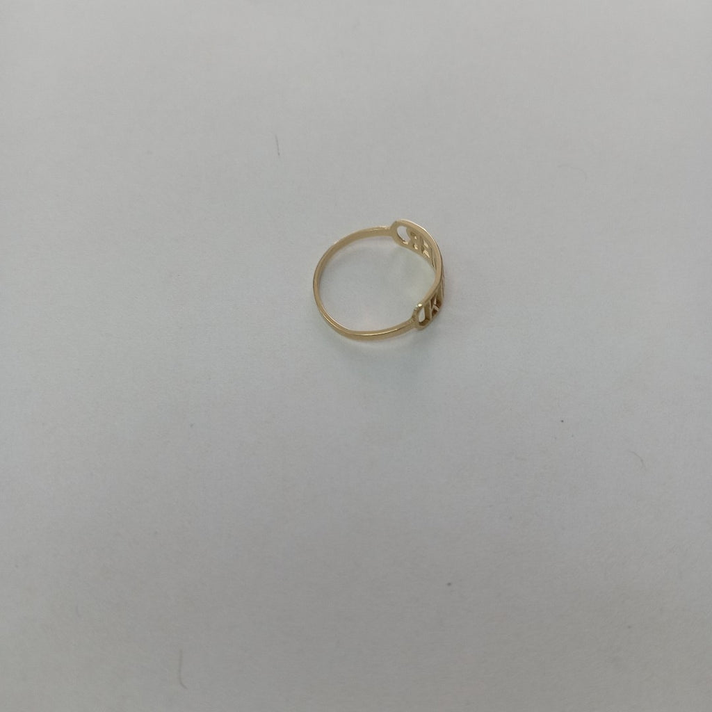 ANILLO DE GRADUACIÓN ORO 10 K 0.7 GRMS (SEMINUEVO)