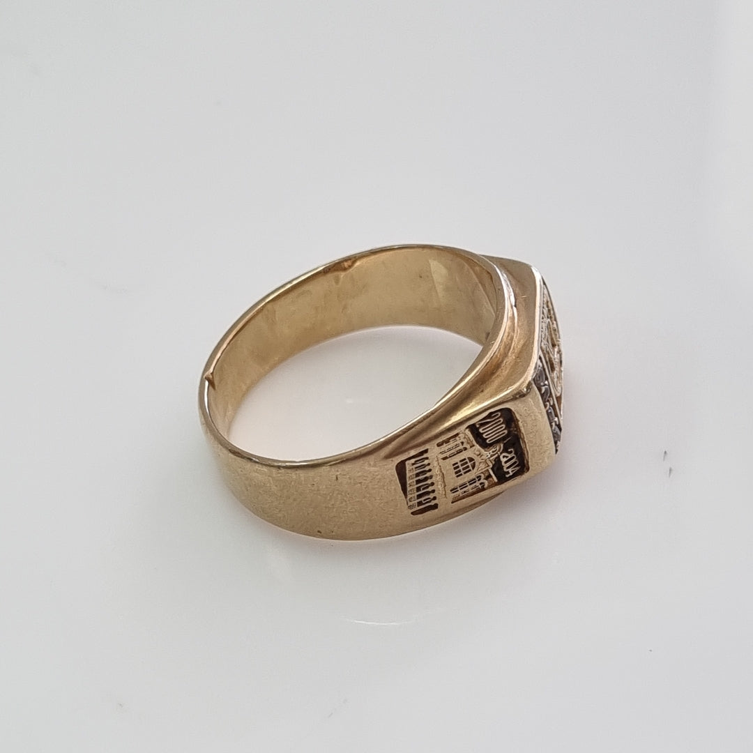 ANILLO DE GRADUACIÓN ORO 14 K 6.8 GRMS (SEMINUEVO)