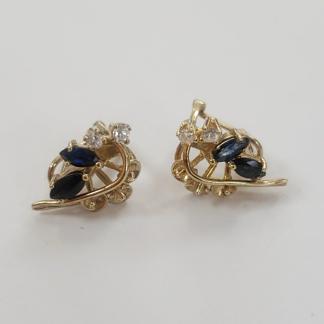 ARETES PAR ORO 14 K 3,80 GRMS (SEMINUEVO)