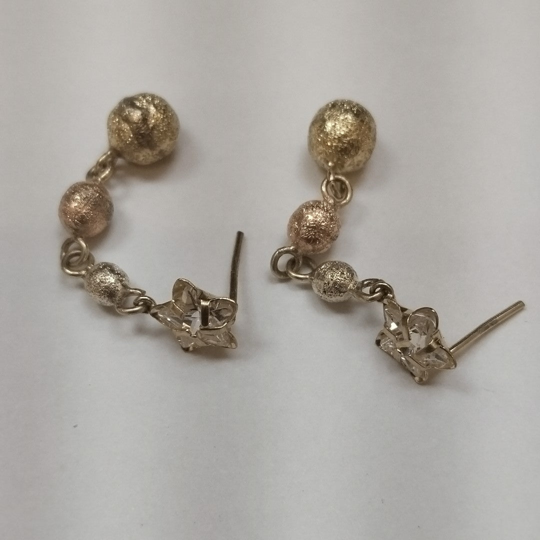 BROQUELES PAR ORO 14 K 3.5 GRMS (SEMINUEVO)