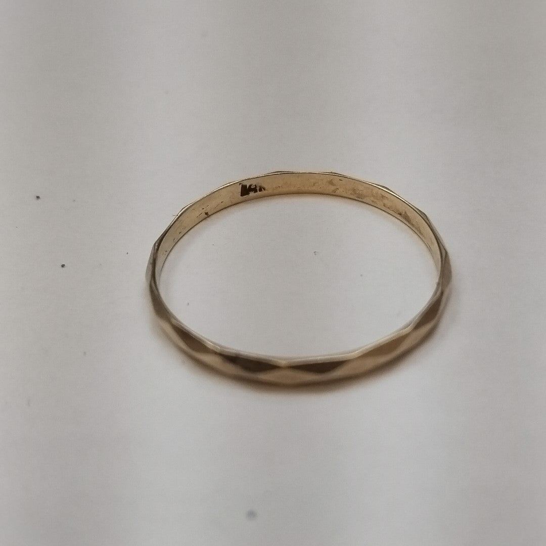 ARGOLLA ORO 14 K 0.8 GRMS (SEMINUEVO)