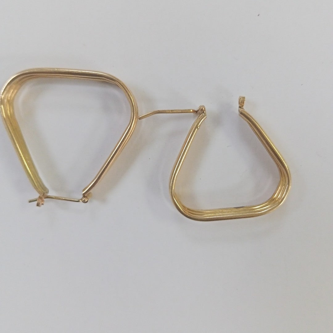 ARRACADAS PAR ORO 14 K 6.3 GRMS (SEMINUEVO)