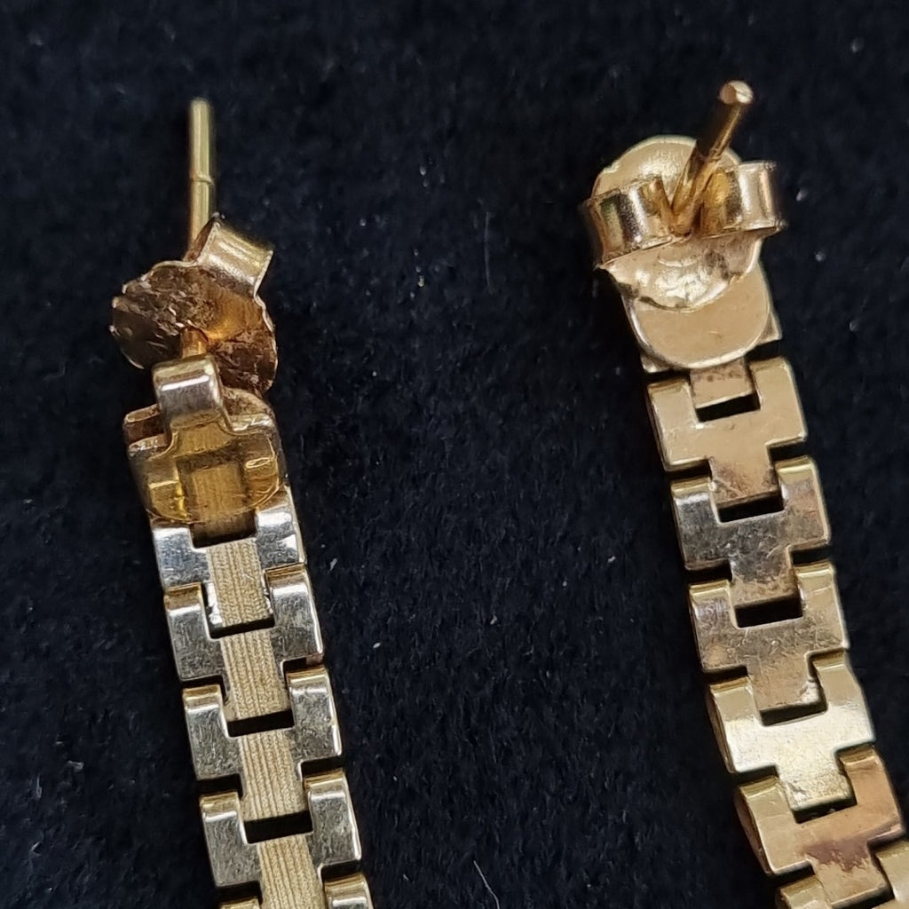 ARETES PAR ORO 14 K 1.6 GRMS (SEMINUEVO)