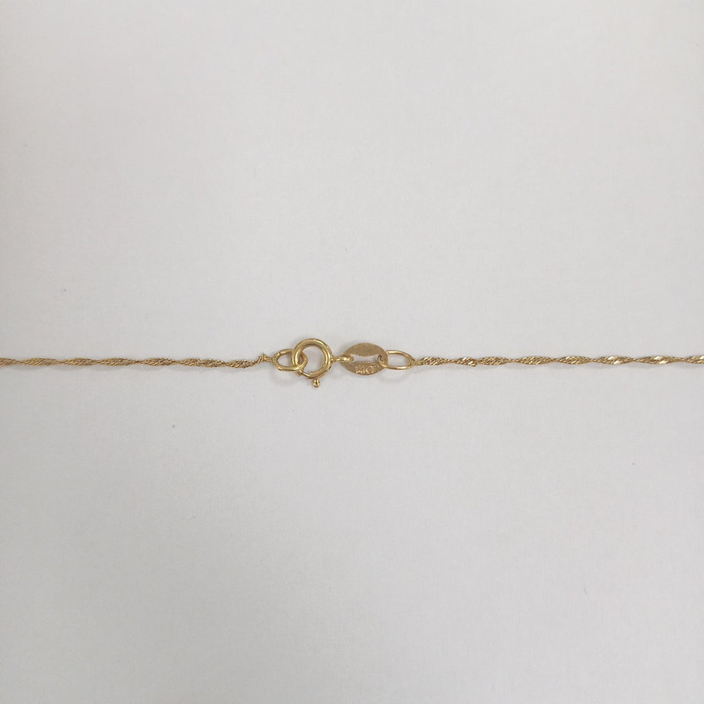 GARGANTILLA ORO 14 K 1.3 GRMS (SEMINUEVO)