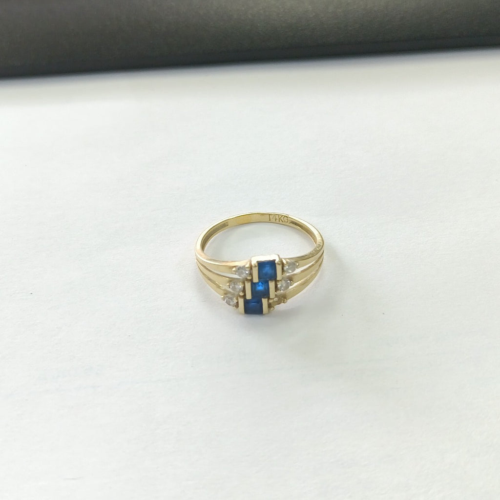 ANILLO ORO 14 K 2.4 GRMS (SEMINUEVO)