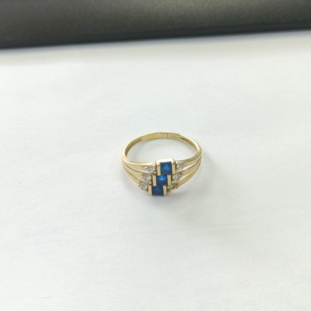 ANILLO ORO 14 K 2.4 GRMS (SEMINUEVO)