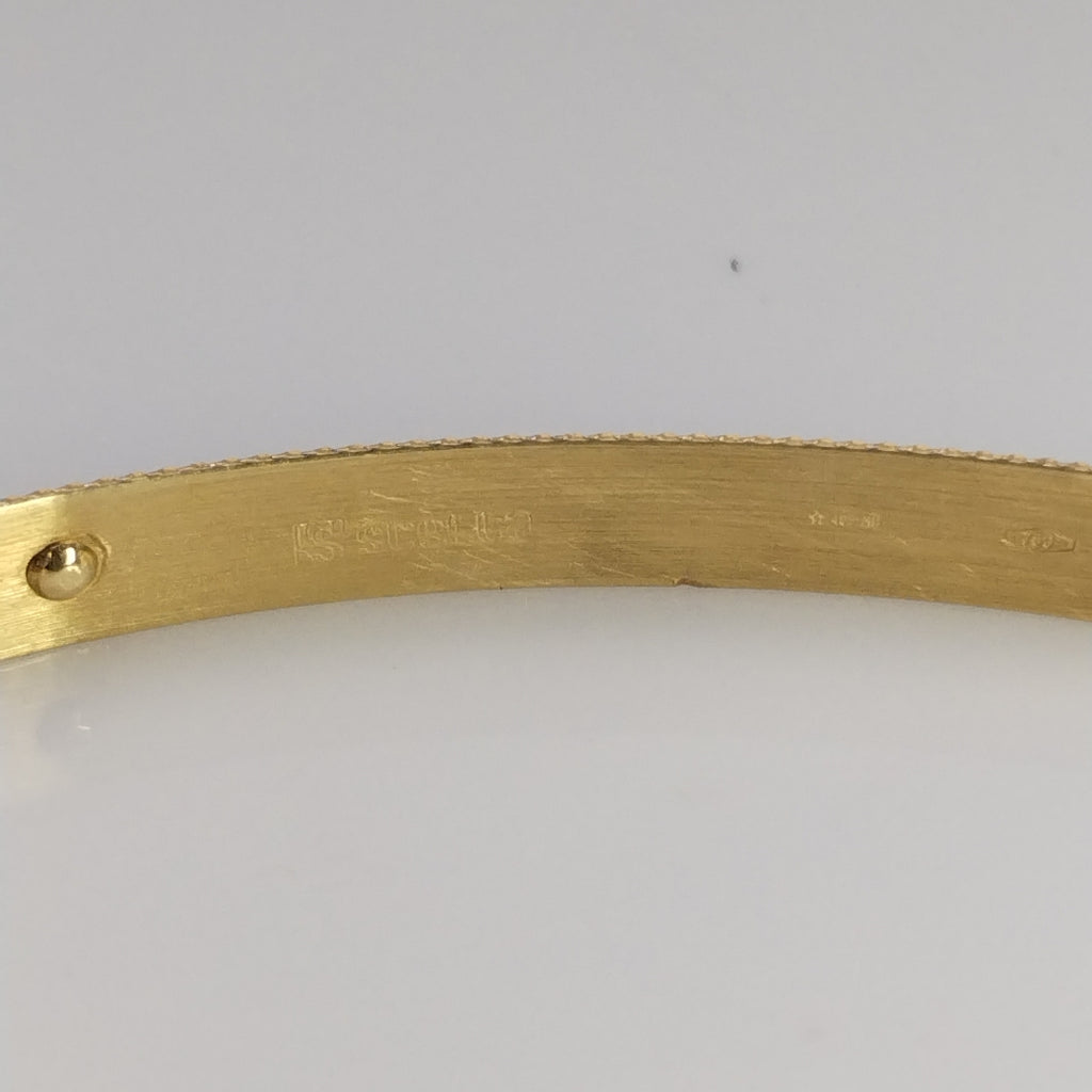 PULSERA RIGIDA ORO 18 K 6.9 GRMS (SEMINUEVO)