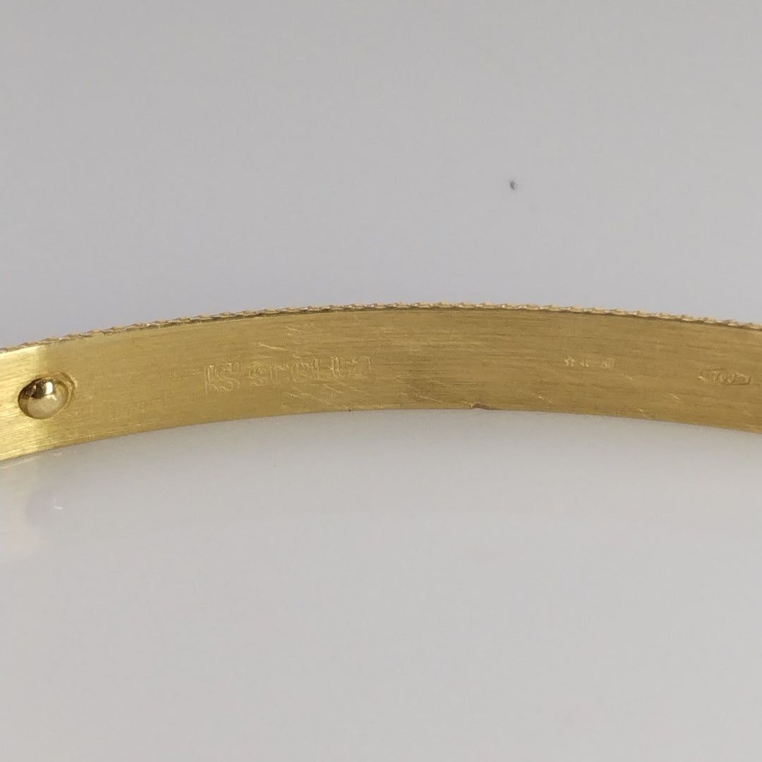 PULSERA RIGIDA ORO 18 K 6.9 GRMS (SEMINUEVO)