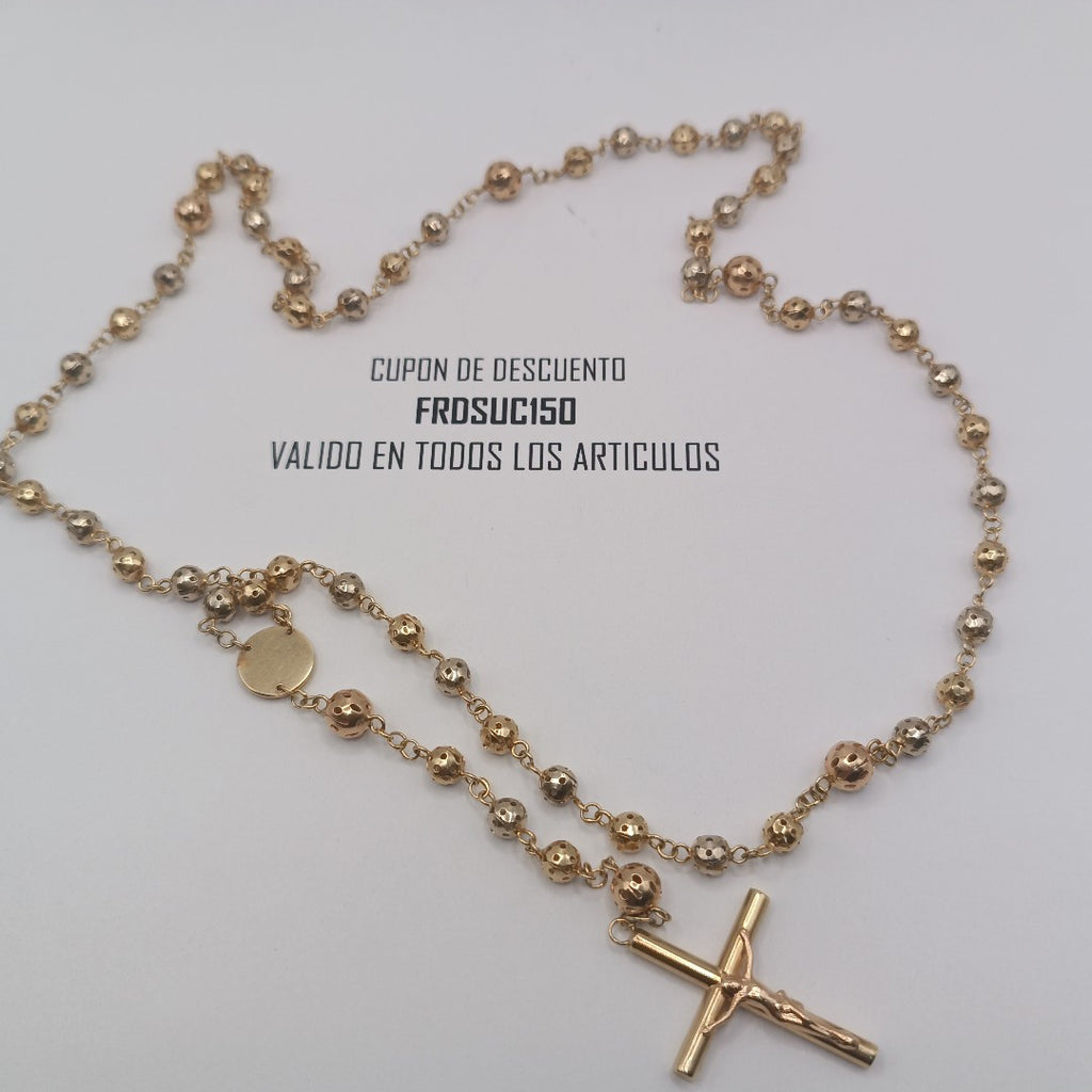 ROSARIO ORO COMBINADO 14 K 20,30 GRMS (SEMINUEVO)