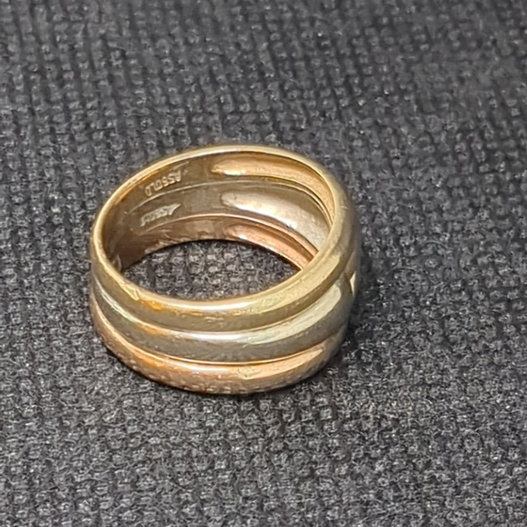 ANILLITO ORO, ORO COMBINADO 14 K 7.3 GRMS (SEMINUEVO)
