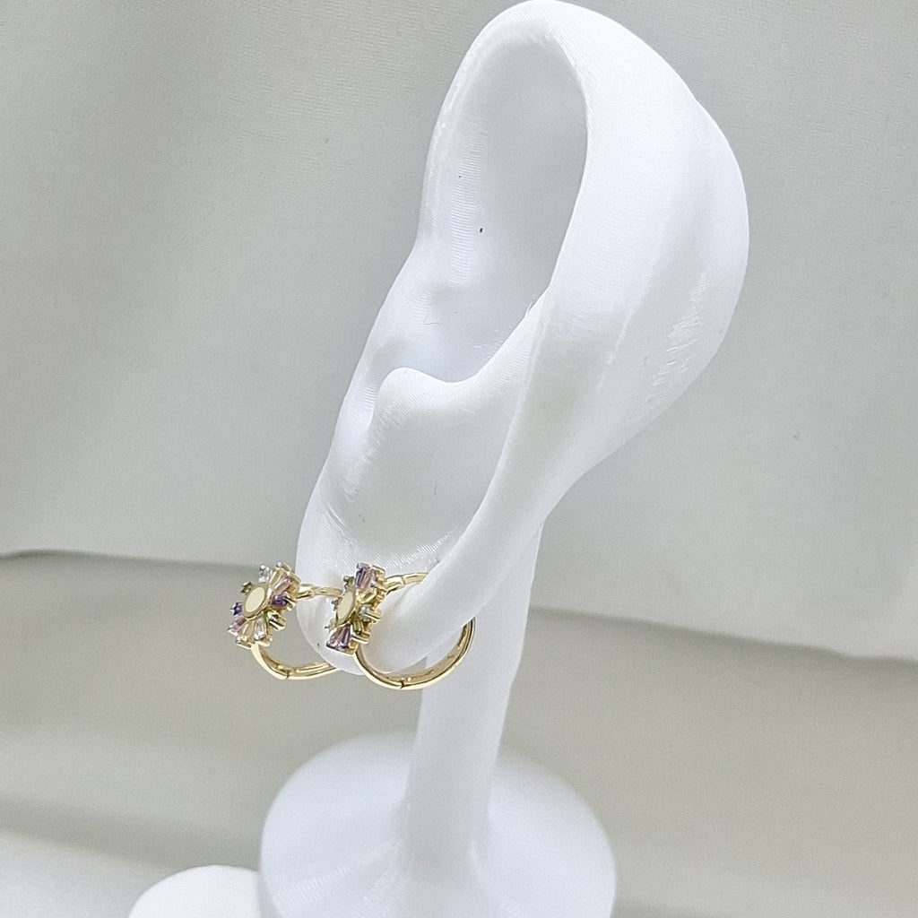 ARETES PAR ORO 14 K 1,70 GRMS (SEMINUEVO)
